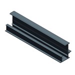 Montageprofiel voor solarsysteem Van der Valk Alu insert profile (Black) Montageprofiel voor solarsysteem Van der Valk Alu insert profile (Black)